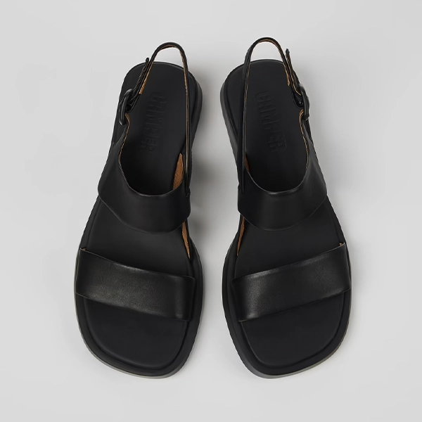 Sandalias mujer Camper negras piel - Imagen 5