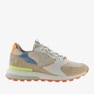 Zapatilla deportiva ligera transpirable beige mujer Victoria Sport acolchada cómoda día a día