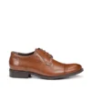 Zapato de vestir Fluchos 8412 Heracles en piel color cuero con cordones y cámara de aire