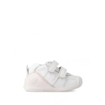 Zapatilla Biomecanics 221001-C blanco para primeros pasos