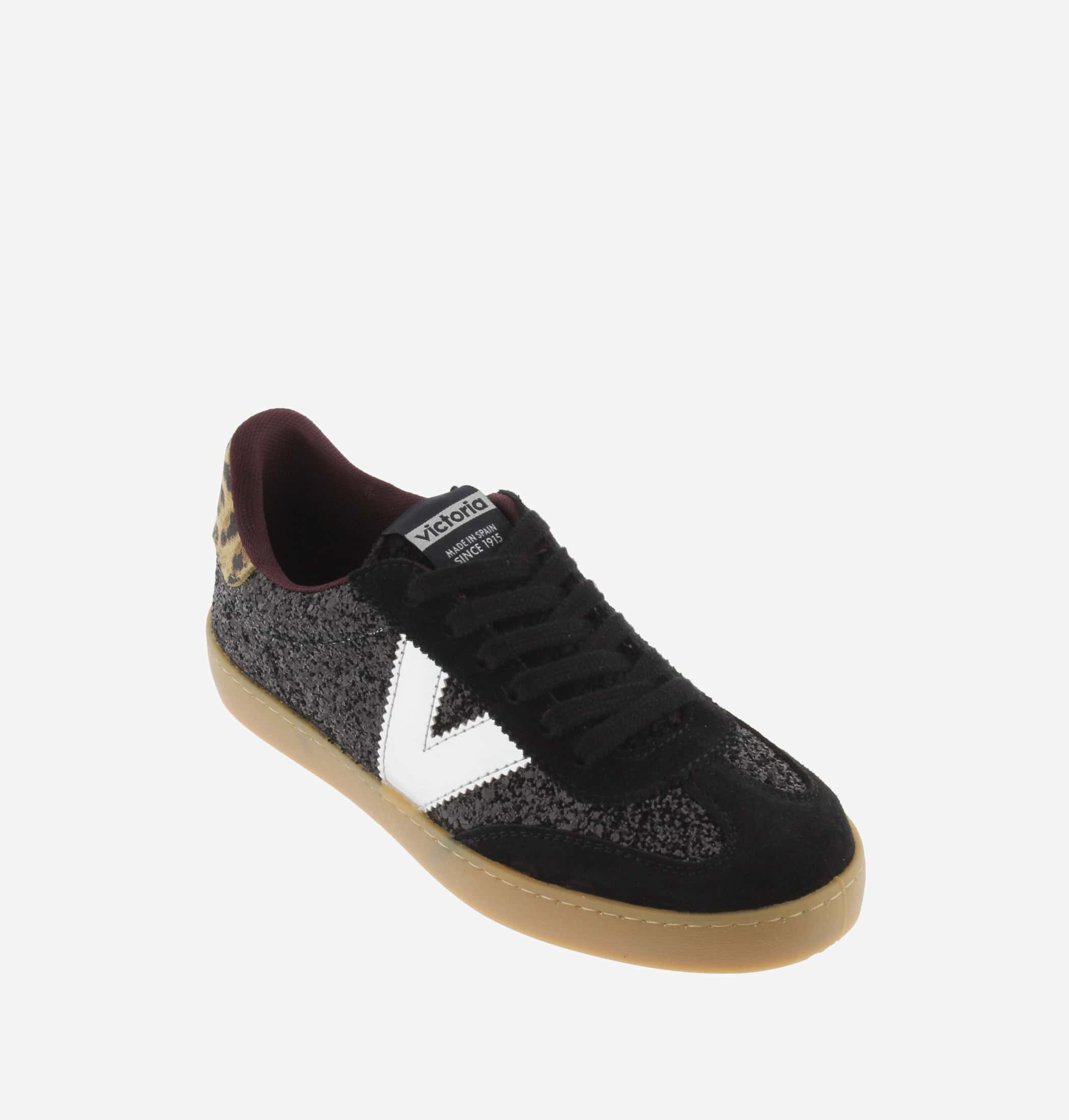 Deportivo Victoria Glitter Negro - Imagen 2