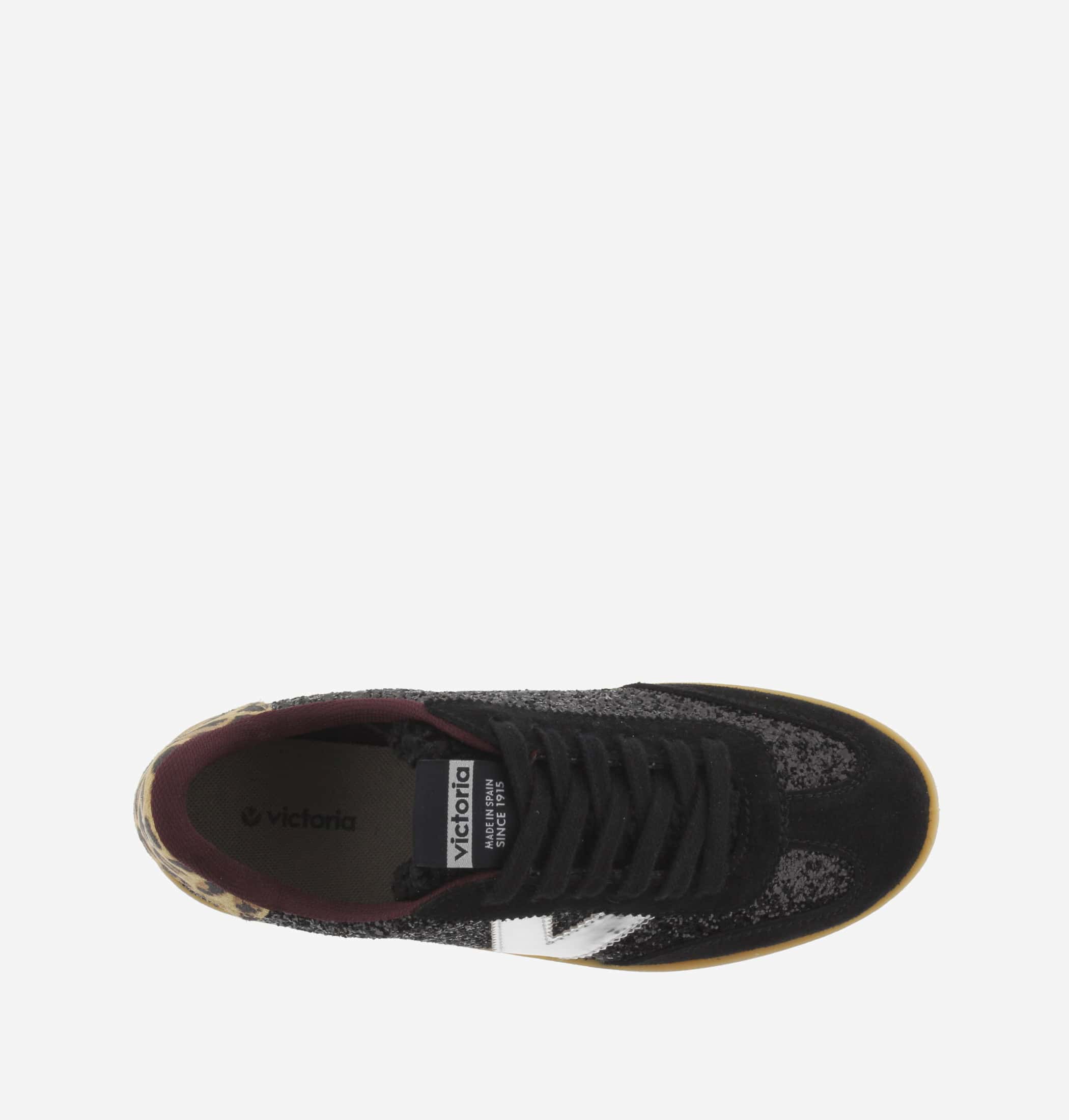 Deportivo Victoria Glitter Negro - Imagen 4