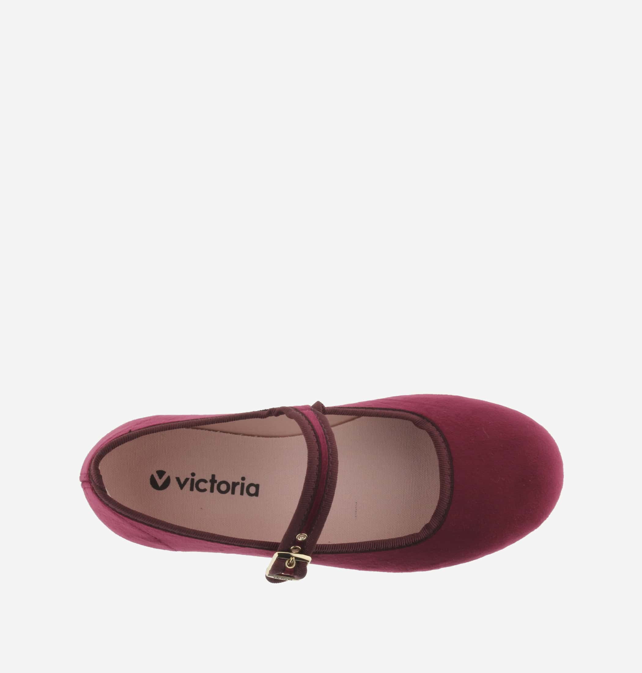 Merceditas De Victoria En Terciopelo Burdeos - Imagen 3