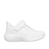 zapatilla colegial blanca Skechers niño