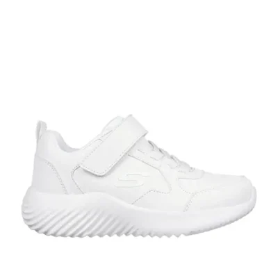 zapatilla colegial blanca Skechers niño