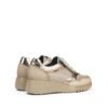 zapatos Fluchos mujer beige cremallera lateral cuña