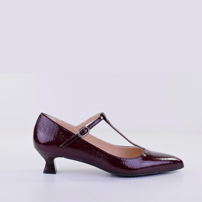 zapato salón mujer charol burdeos patricia miller