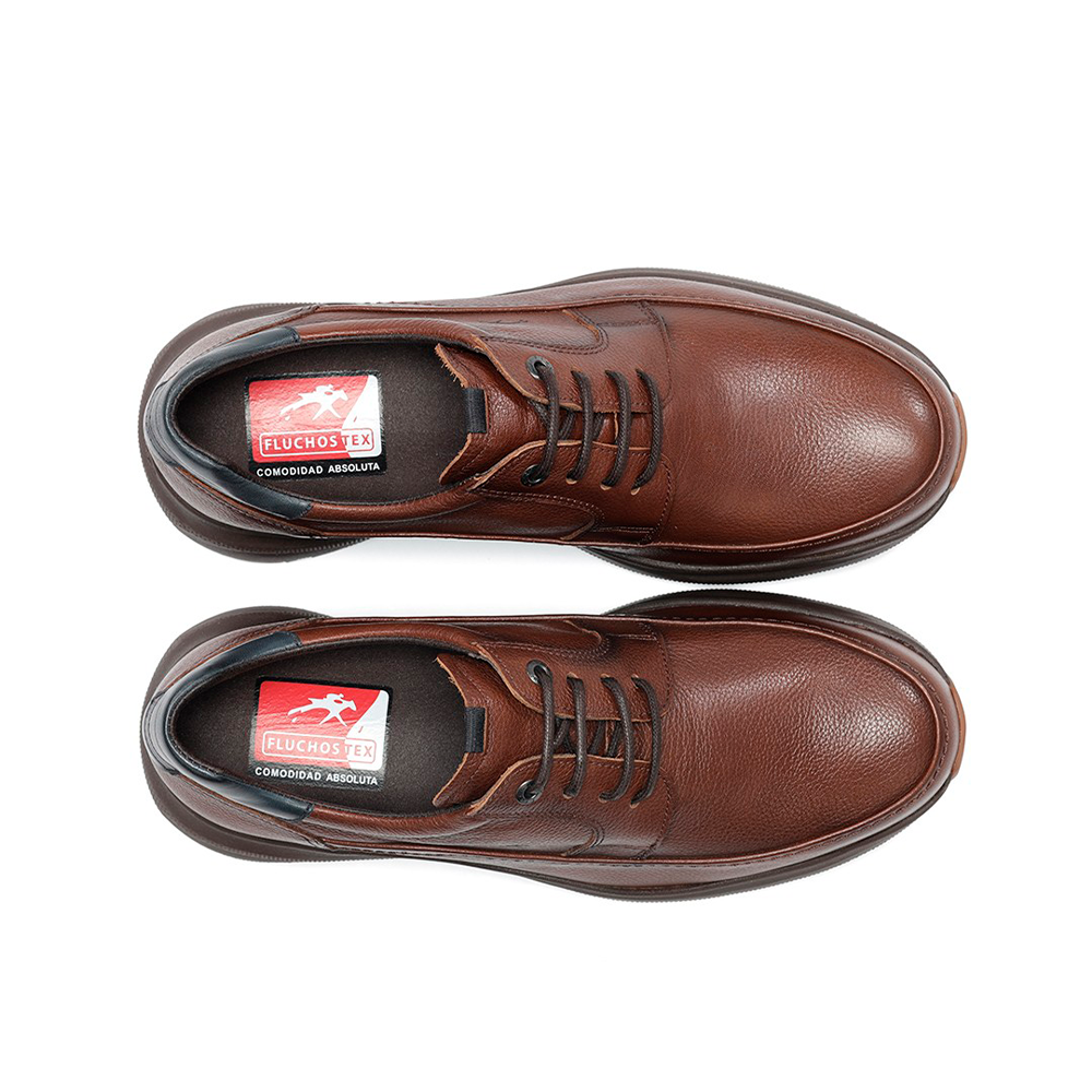 Fluchos Zapato Con Cordón Marrón F2065 - Imagen 3