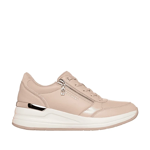 Zapatillas deportivas de mujer en color nude con diseño cómodo y moderno, ideales para estilo casual y actividades diarias, disponibles en tiendas de calzado Luis Rico.