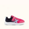 Zapatillas deportivas para niños, color rosa y negro, ideal para correr y jugar, con suela antideslizante y cómodo ajuste, perfectas para calzado infantil en las tiendas de Luis Rico.
