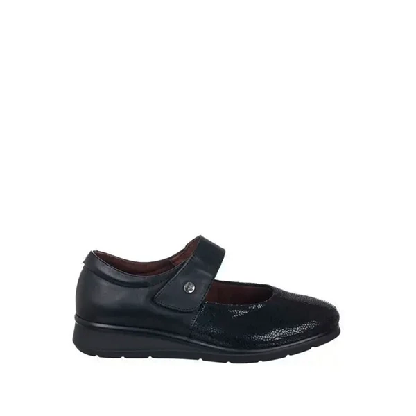 zapato ancho especial mujer negro pitillos
