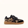 Zapatillas Munich Mini Astro leopardo con velcro para niña