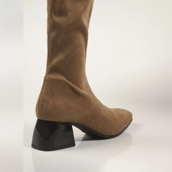 Miss Elastic Bota Alta Taupe - Imagen 2