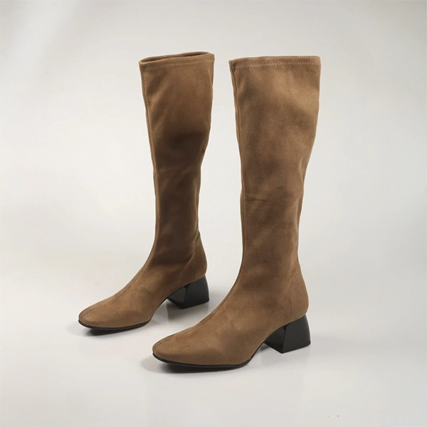 Miss Elastic Bota Alta Taupe - Imagen 3