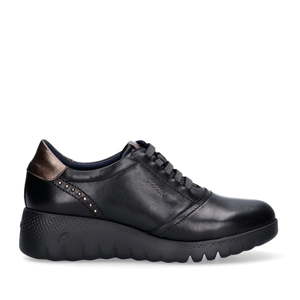 zapatos cómodos mujer negros Fluchos F2096