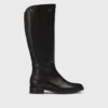 bota alta mujer negra Wonders C5470