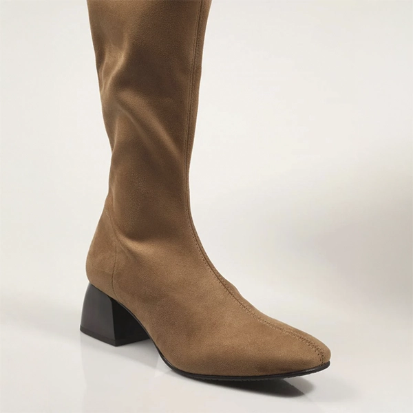 Miss Elastic Bota Alta Taupe - Imagen 4
