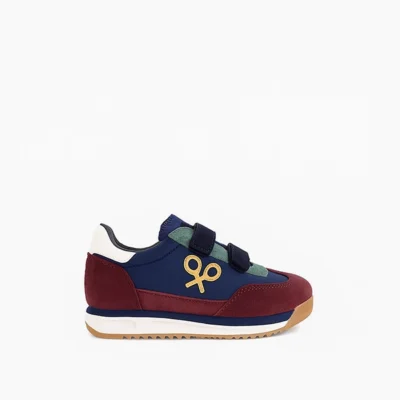 Zapatillas multicolor Silbon con velcro 133656