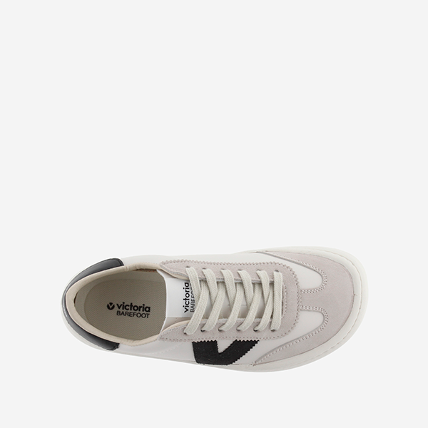 Zapatillas Victoria 1186100 Barefoot Blanco con V Negra - Imagen 5