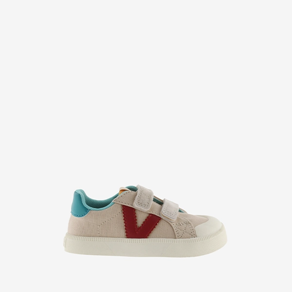 zapatillas barefoot Victoria niño beige velcro respetuosas