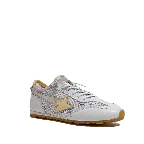 Zapatillas Blancas Mujer con Cordón Elástico – Cetti - Imagen 2