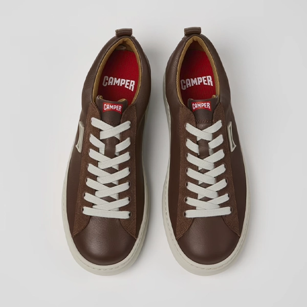 Zapato Casual Camper Marrón Con Cordón - Imagen 5