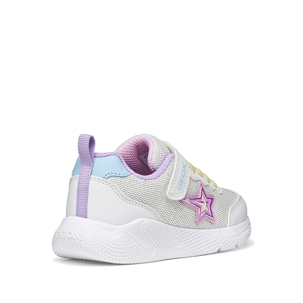 Zapatillas Geox Niña Blancas Multicolor Transpirables - Imagen 2