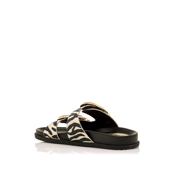 Sandalia Mustang blanco negro bio - Imagen 4