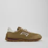 Zapatillas deportivas mujer piel marrón casual ligeras Camper
