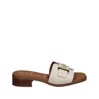 Sandalia destalonada mujer hielo tacón bajo sin cierre Oh My Sandals