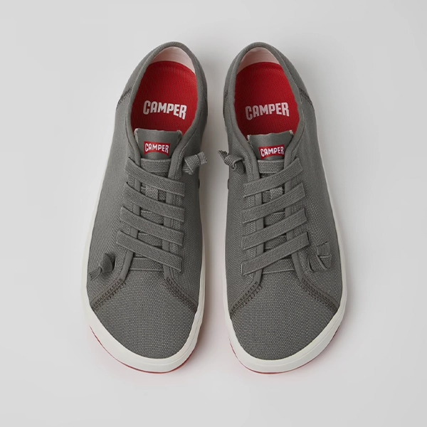 Zapatillas hombre Camper gris Peu Rambla - Imagen 4