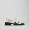 sandalias mujer Camper negras modernas y cómodas