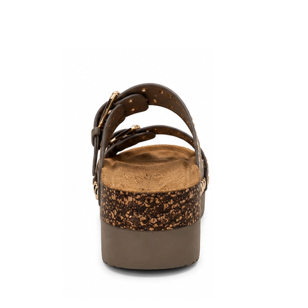 Sandalias bio Stay taupe plataforma - Imagen 5