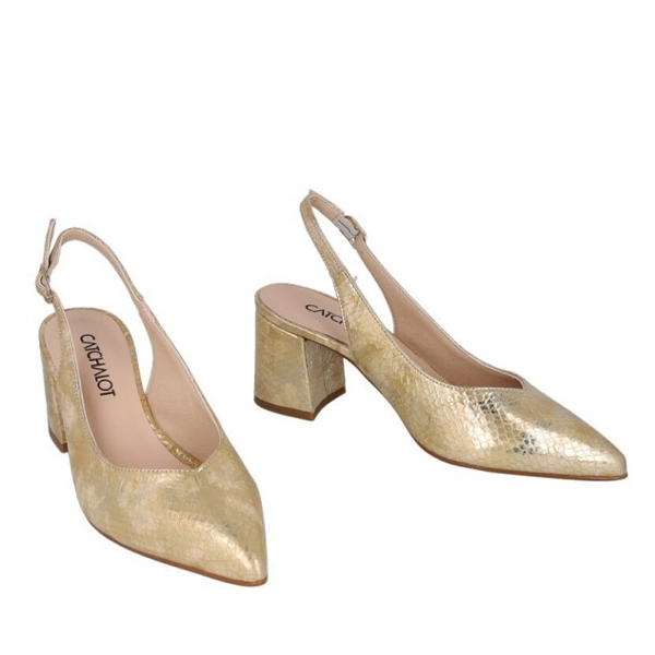 Zapato destalonado Patricia Miller champagne - Imagen 4