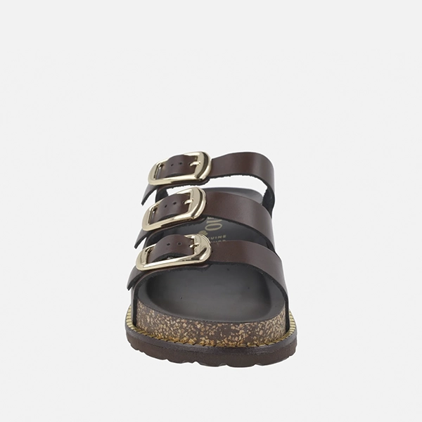 Sandalias bio Yokono marrón piel - Imagen 3