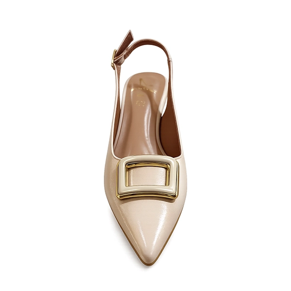Zapato salón Daniela Vega beige - Imagen 3