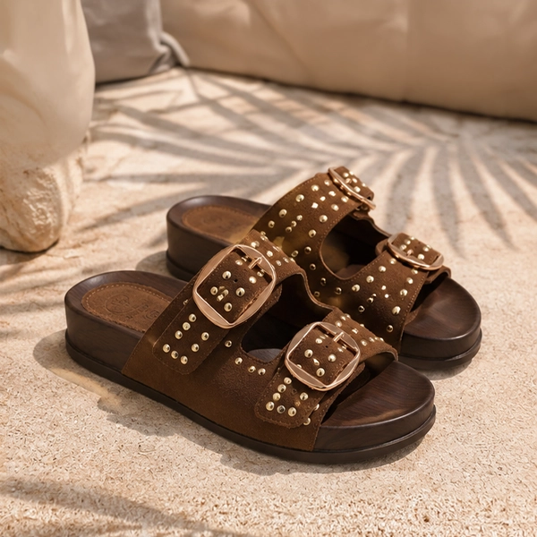 Sandalias Carmina Hilton cuero - Imagen 2