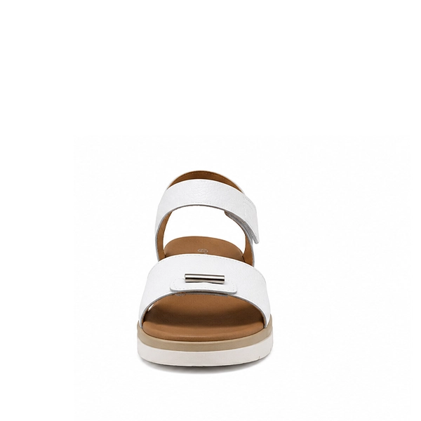 Sandalias cuña media blancas Oh My Sandals - Imagen 6
