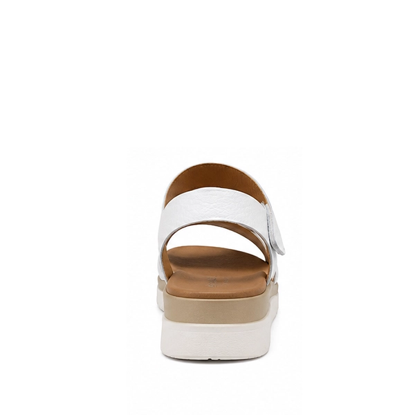 Sandalias cuña media blancas Oh My Sandals - Imagen 5