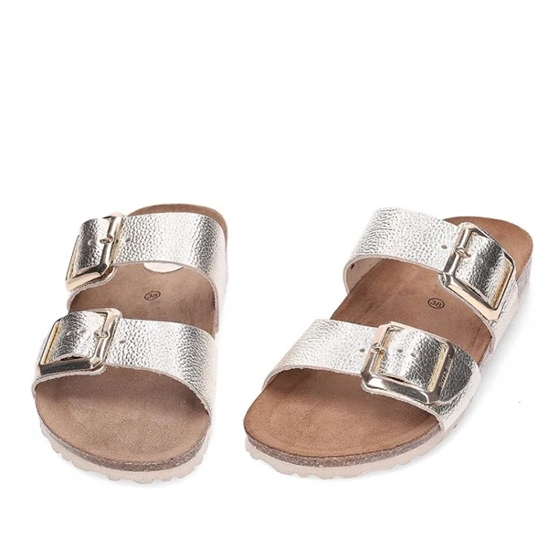 Sandalias bio infantiles Inter-Bios platino - Imagen 2
