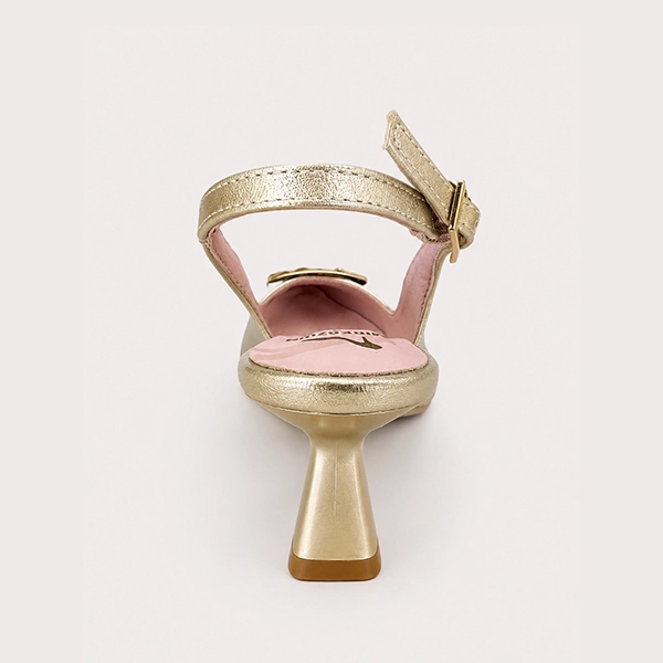 Zapato salón mujer Daniela Vega platino - Imagen 3
