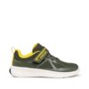 Zapatilla deportiva niño verde Geox otoño invierno vista lateral