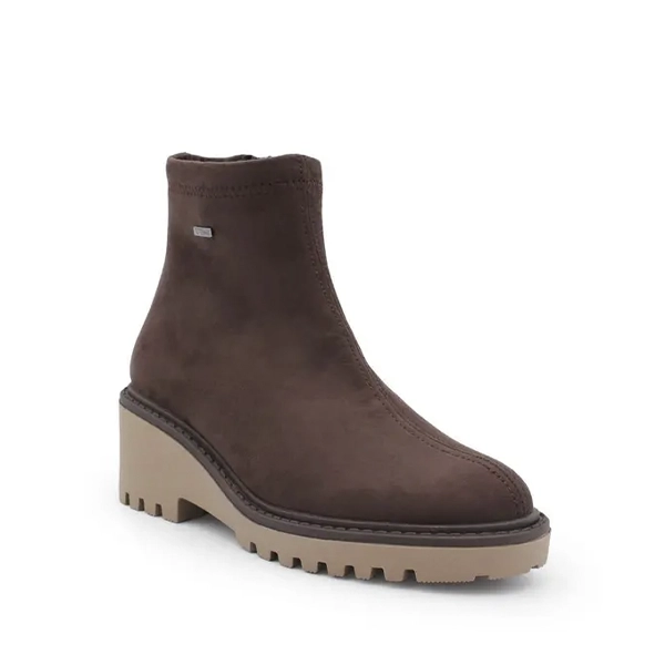 botin casual mujer licra moka Viguera par completo