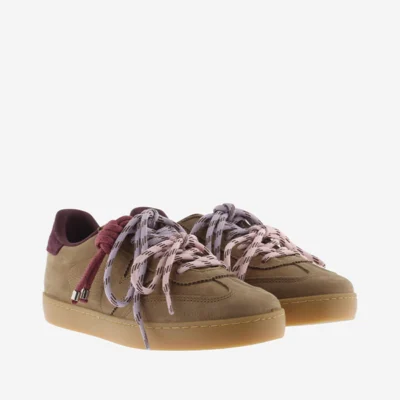 Zapatillas deportivas unisex Victoria nobuck taupe par completo