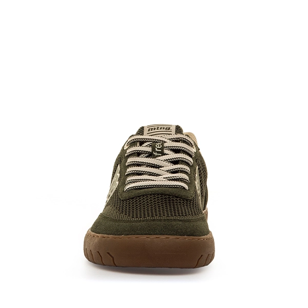 zapatilla barefoot hombre kaki Mustang detalle suela