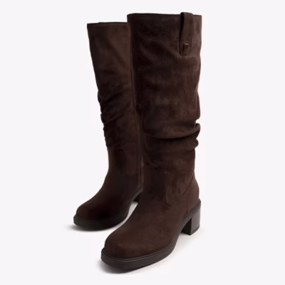 Botas Altas Mustang Taupe Mujer