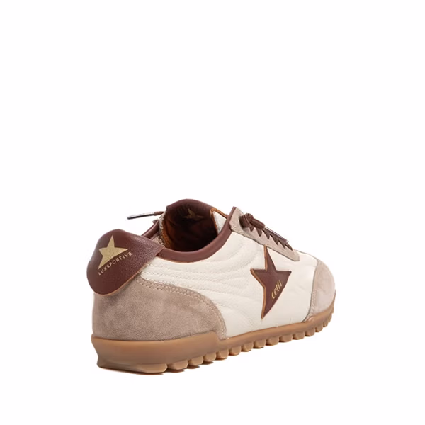 Zapatillas Cetti off white piel hombre detalle suela