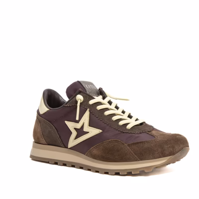 Zapatillas deportivas mujer Cetti burdeos ante mesh detalle suela de goma