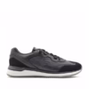Zapatillas piel hombre Cetti negro cordones vista principal
