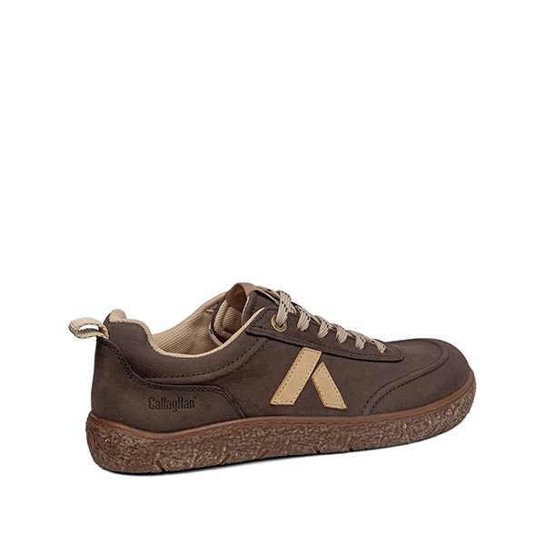 Zapatos barefoot hombre Callaghan cacao piel vista general